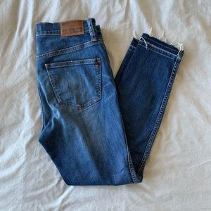 MADEWELL Petite 10” High-Rise Skinny Jeans